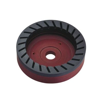 D150mm Internal Toothed Resin Wheel Bowl Shape Continuous Diamond Grinding Wheel For Glass Bevel Edging Machine