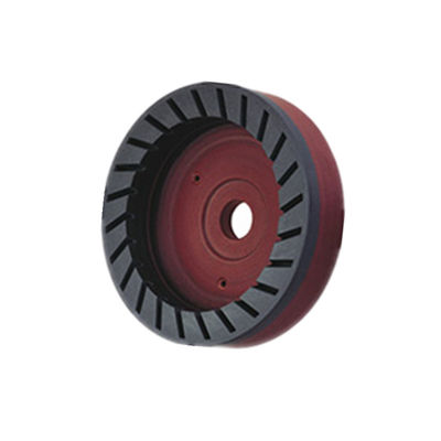 D150mm Internal Toothed Resin Wheel Bowl Shape Continuous Diamond Grinding Wheel For Glass Bevel Edging Machine