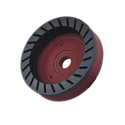 D150mm Internal Toothed Resin Wheel Bowl Shape Continuous Diamond Grinding Wheel For Glass Bevel Edging Machine