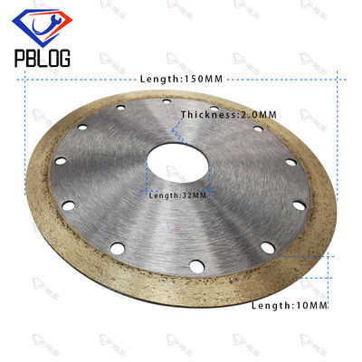 Sharp hard glass Diamond raw material cutting blade Ceramic metal cutting disc