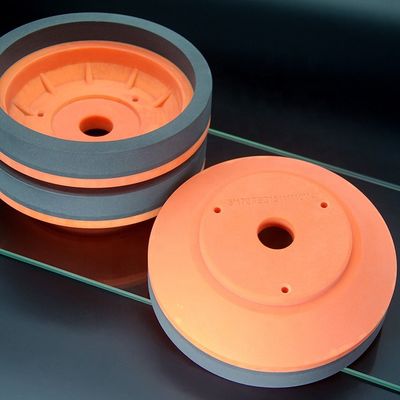 Bond Grinding Orange Cup Beveling Resin Wheel For Glass Machine For Bavelloni Bovone