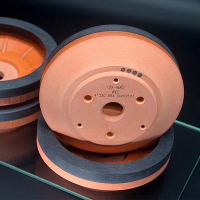 Bond Grinding Orange Cup Beveling Resin Wheel For Glass Machine For Bavelloni Bovone
