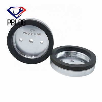 PLOG Edging And Chamfering Glass Black Resin Wheel For Straight Edge Bilateral Machine
