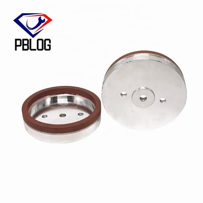 PBLOG High Quality Material Glass Marble Rock Plate Grinding Chamfering Red Resin Diamond Wheel
