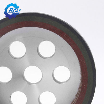 BOKE three band resin beveling glass grinding wheel  abrasive polishing edging machine