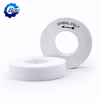 Spiral Felt Wheel On Beveling Machine For Glass Polishing