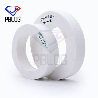High quality edge processing tools Spiral Sanded Wheels felt  polishing disc