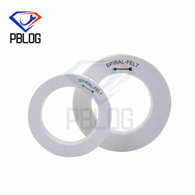Glass edge processing tools Spiral Felt Sanding Disc Standard size polishing wheel