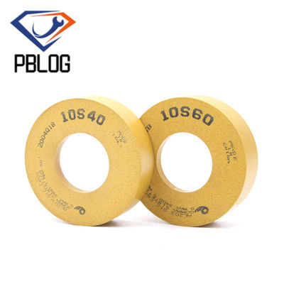 Glass Ceramic Slate Edge Processing Tools Rubber Polishing Wheel with Red Grit 40-80
