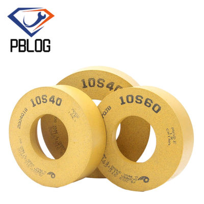 Glass Ceramic Slate Edge Processing Tools Rubber Polishing Wheel with Red Grit 40-80