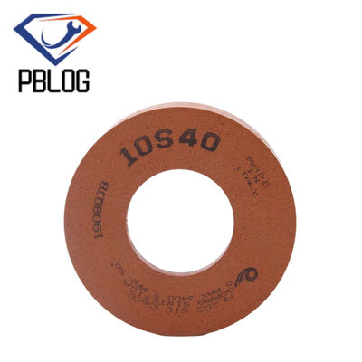 Glass Ceramic Slate Edge Processing Tools Rubber Polishing Wheel with Red Grit 40-80