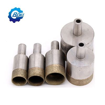 15pcs Diamond Hole Saw Drill Bit Set for Glass Ceramic Tile Machining Cutting Tool Silvery and Drilling Holes 3-42mm