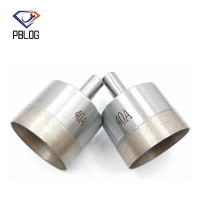 Manufacture Straight Shank Hole Saw Diamond Glass Drill Bit For Glass