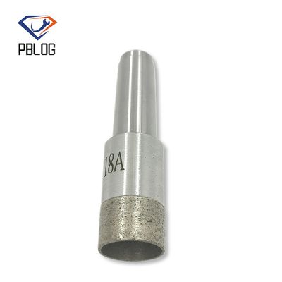 Brazed Body Sharp Taper Shank Diamond Glass Core Drill Bit