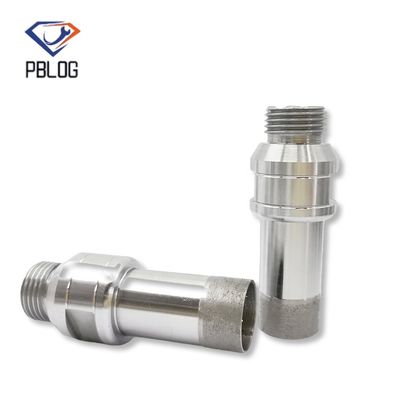 Wholesale Hot Sale Threaded Spiral Glass Diamond Center Hole Opener