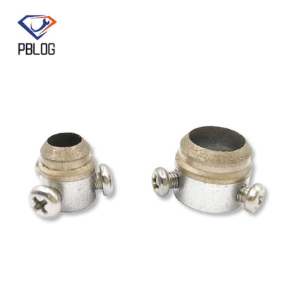 Chamfering diamond bit set for changing the shape of contact surface after drilling glass or stone