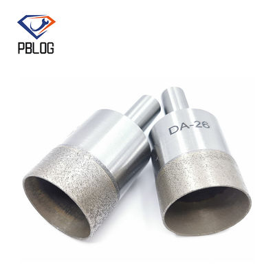 PBLOG sintered diamond drill bits can be used for glass processing drilling applications such as bathroom glass
