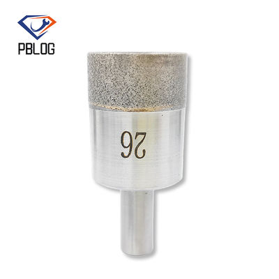 PBLOG sintered diamond drill bits can be used for glass processing drilling applications such as bathroom glass