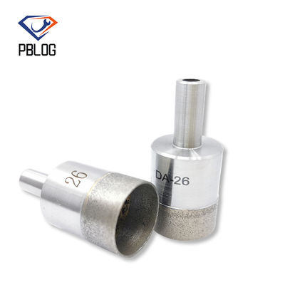 PBLOG sintered diamond drill bits can be used for glass processing drilling applications such as bathroom glass