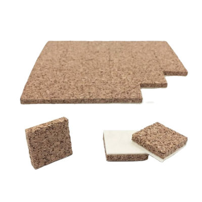 PBLOG hot sale Glass Divider Protector Cork Blocks For Glass Protection Cork Mat Pads Static cork pad