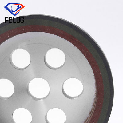 Brown Surface Grinding Wheel Hardness Slate Diamond Cup Wheel