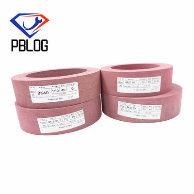 Pink 150mm Glass Edge Polishing Wheel Matte Finish Processing