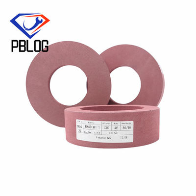 Pink 150mm Glass Edge Polishing Wheel Matte Finish Processing