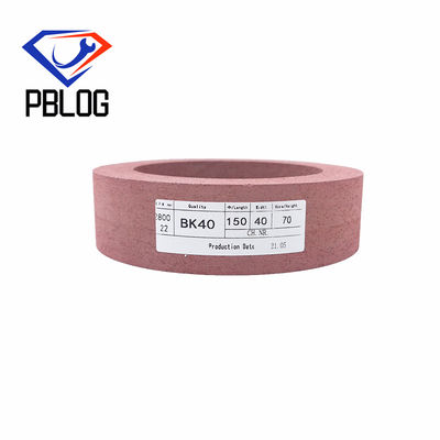 Pink 150mm Glass Edge Polishing Wheel Matte Finish Processing