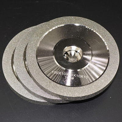 Electroplating Sharpening Flat Grinding Wheels Steel High Speed