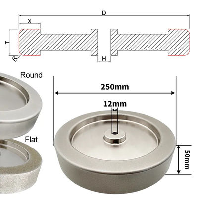 T7 T8 CBN Grinding Wheel Bench Grinder Knife Sharpening 250mm
