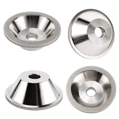 Bowl Electroplated Diamond Cutting Disc Metal Glass Edging Grinding Wheel