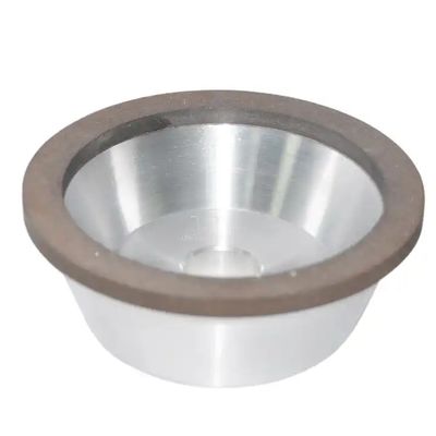 Type Bowl Electroplated Diamond Grinding Wheel Glass Edging Silver