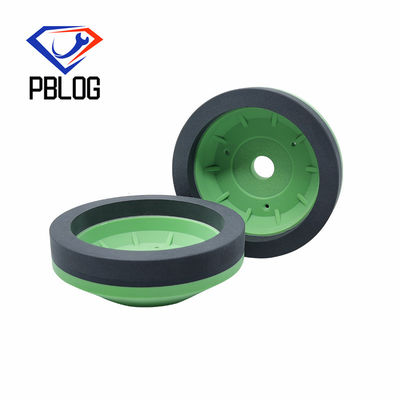 Boke 150mm Bowl Shape Continuous Resin Polishing Wheel with Water Proof Jacket for Beveling  Machine
