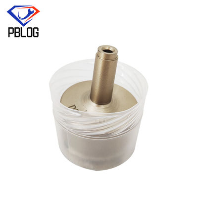 Silver 3 - 80mm Glass Drill Bits Diamond Glass Core Drill With High Heat Resistance