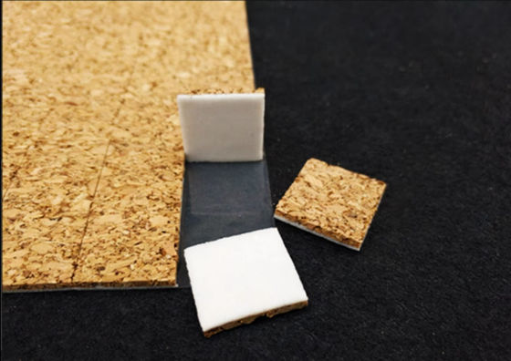Square Self Stick Cork Pads Self Adhasive Durable With Smooth Finish