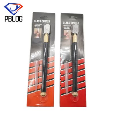 Easy Handling Glass Cutting Tool with Metal Black Handle Grip and Oil