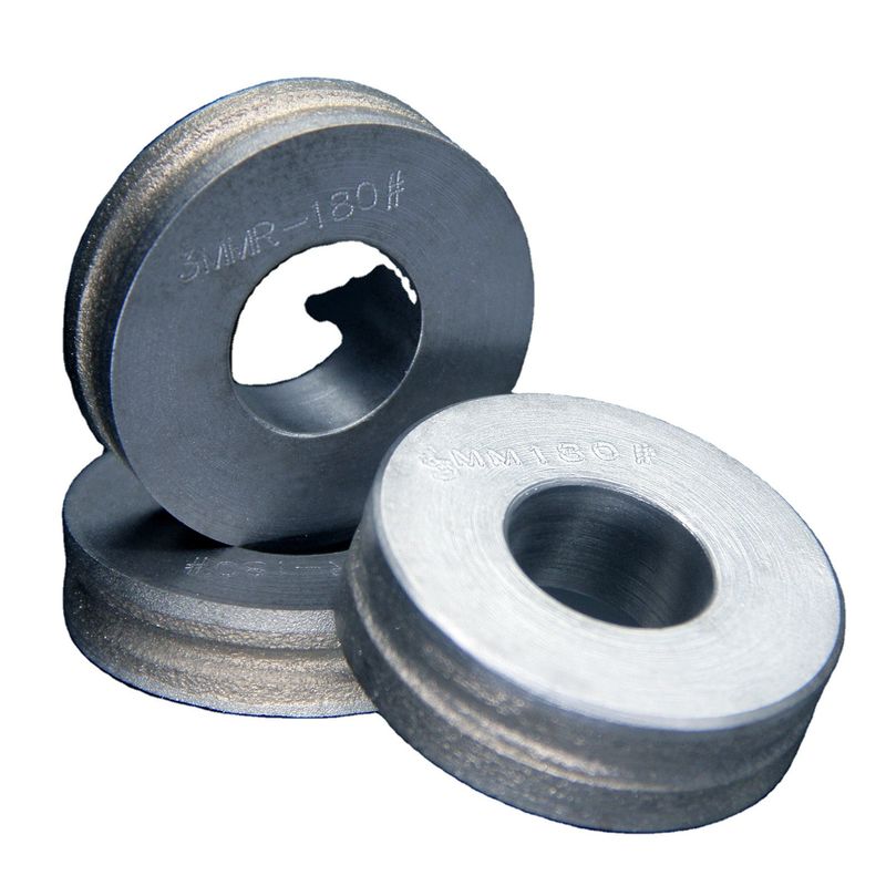 BOKE mini size pencil edge round edge glass stone edge diamond grinding wheel CNC machine