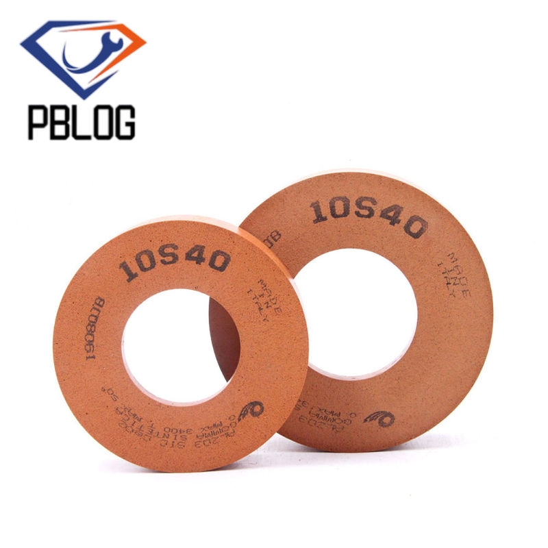 Glass Ceramic Slate Edge Processing Tools Rubber Polishing Wheel with Red Grit 40-80