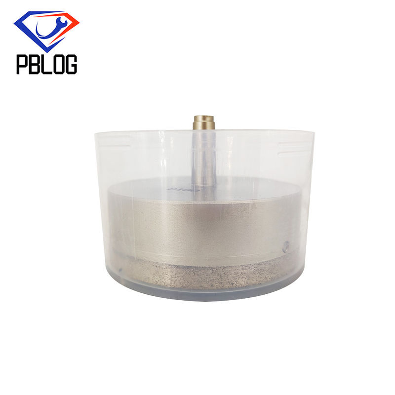 Large size one-piece sintered diamond drill bit for glass hole