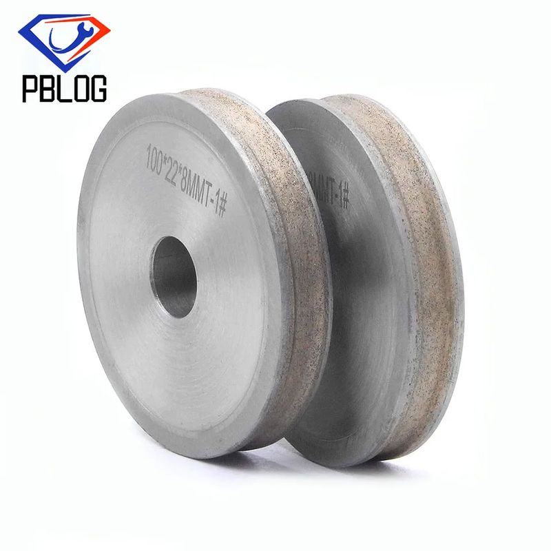 PBLOG Diamond Grinding Wheel 240 Grit Round Edge Arbor Hole 12/22/30mm Max Speed 4500rpm