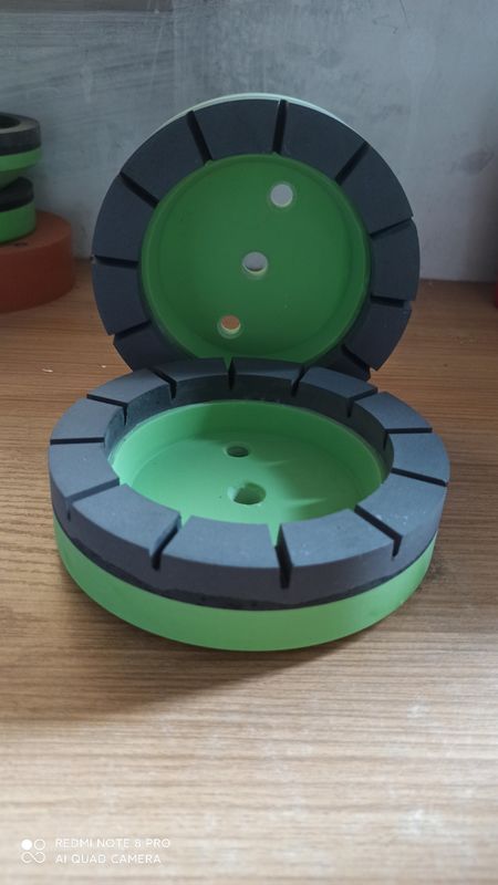 Hardness White Green Segemented Resin Cup Wheel Max Speed Lower Than 2800RPM Grinding Tool